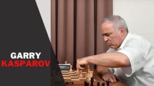 Garry Kasparov playing chess