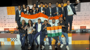 Indian Team with Gold Medal at Chess Olympiad 2024