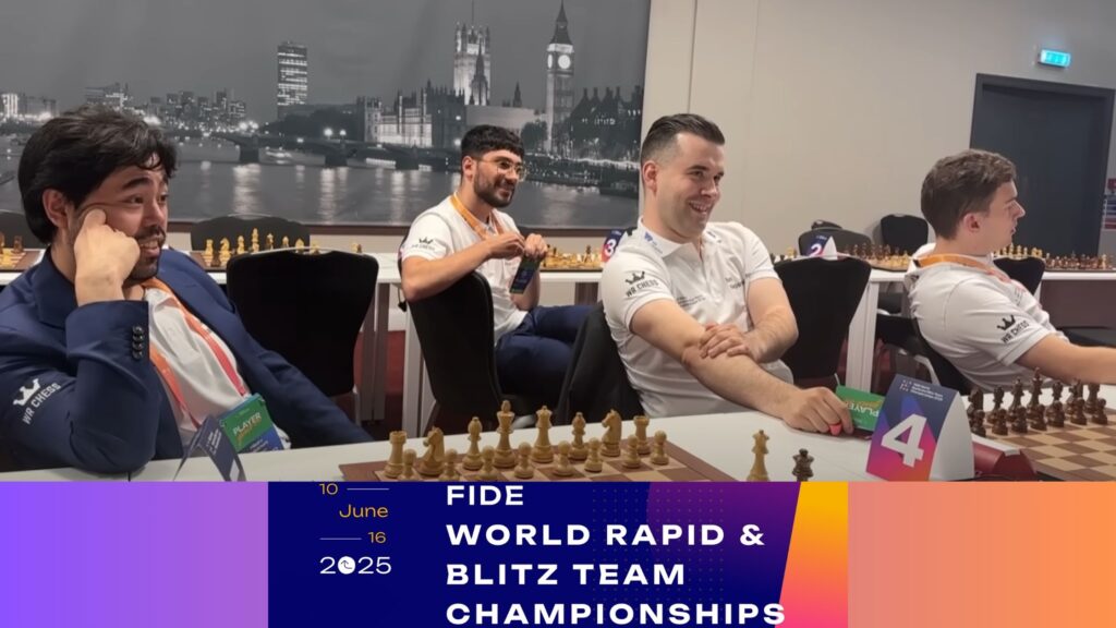 WR Chess vs Germany Blitz match protest chaos